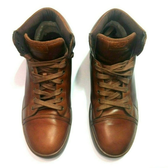 UGG Leather Boots Fur Approx Size 13(no tag) 30001 - Picture 2 of 8